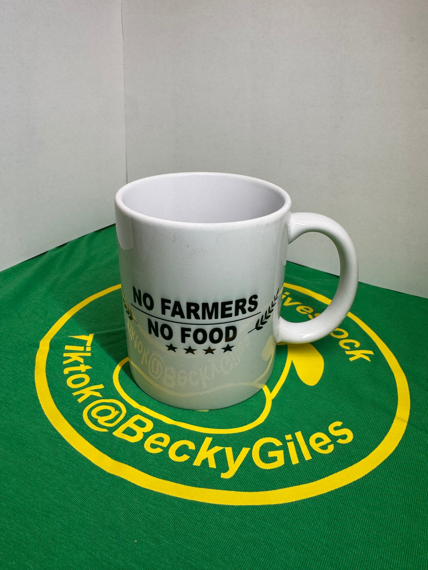 No Farmers No food Mug