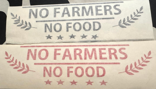 No Farmers No Food Agri sticker